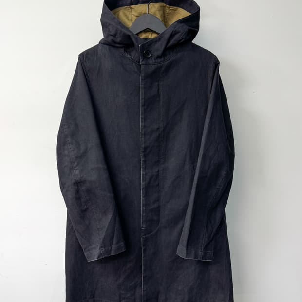 트래디셔널 웨더웨어 코튼 후드 코트