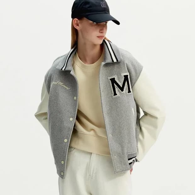 몽돌 바시티 자켓