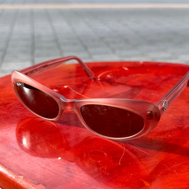 90s Ray Ban Rituals Pink Sunglasses