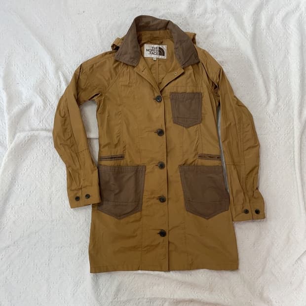 [80] 노스페이스 여자 롱 바람막이 자켓