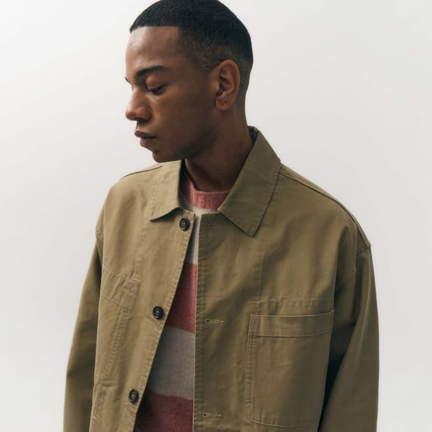 아웃스탠딩 프렌치 워크 자켓 베이지 M 남자 봄자켓