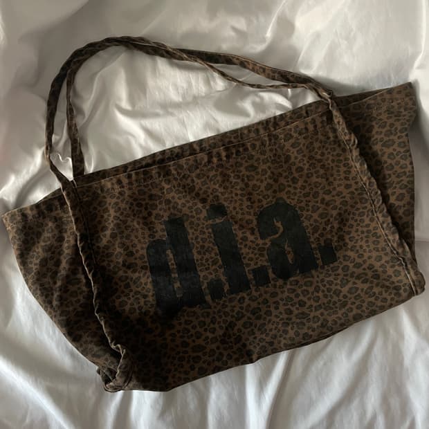 빈티지 디아 dia 다이아 레오파드 갸루 숄더백