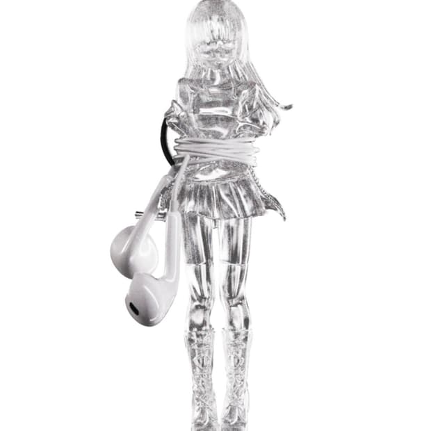 쿠로카미모텔 Ruby 클리어 레진 키링