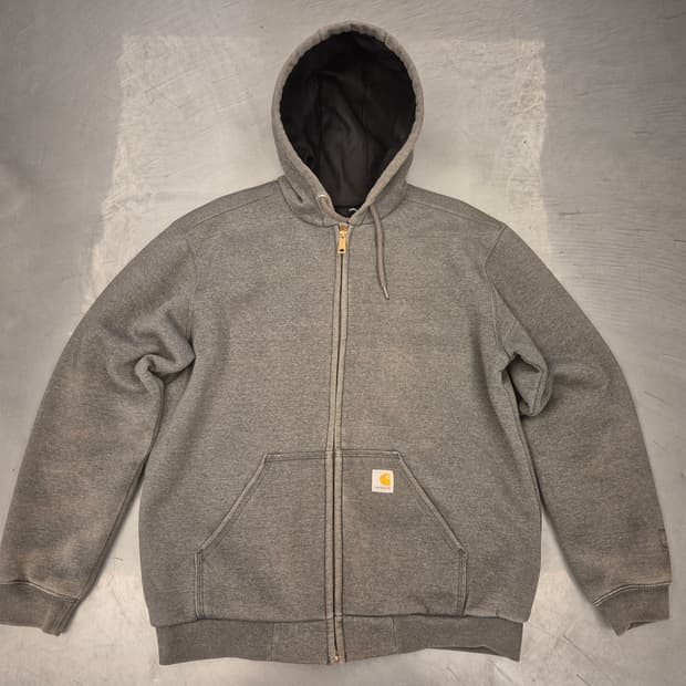 00s 칼하트 레인디펜더 써멀 후드 짚업