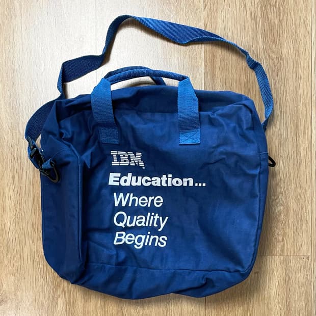 국내 유일 80s IBM USA 빈티지 크로스백 숄더백 가방