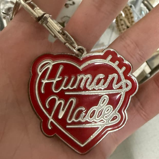 휴먼메이드 하트키링+휴먼메이드 카라비너