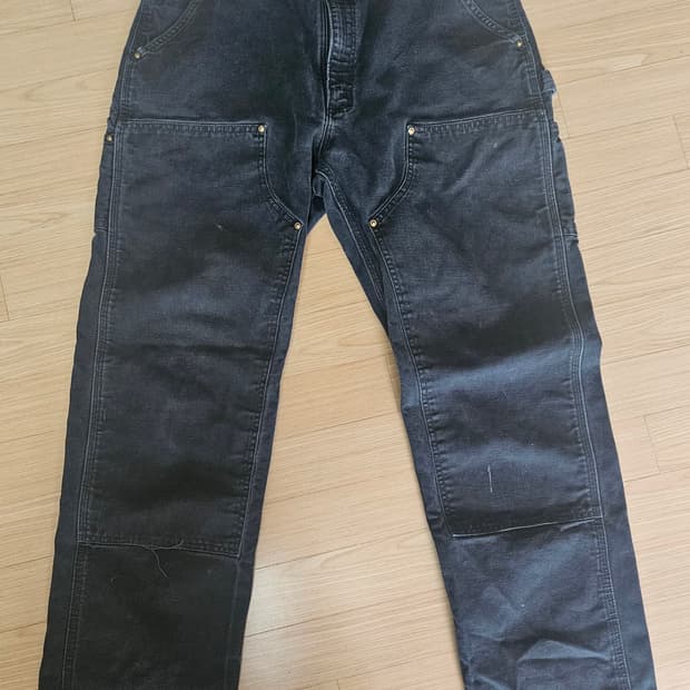 칼하트 더블니 블랙 34(실측 참조)