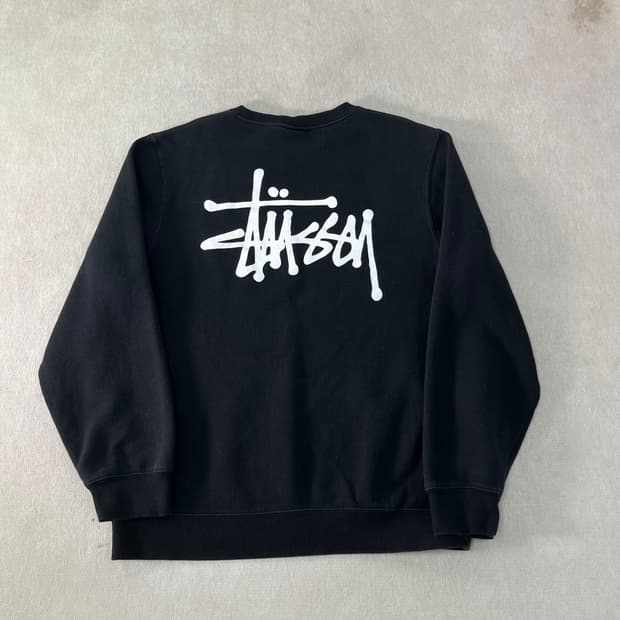 100 스투시 베이직 맨투맨