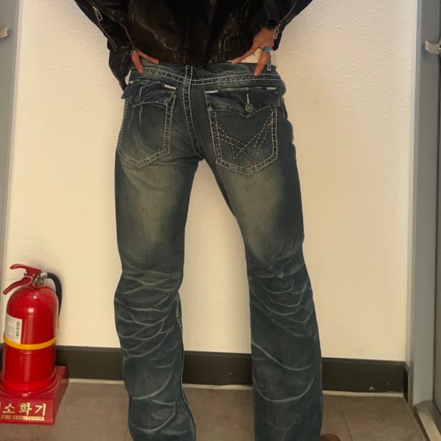 00s time belt vintage y2k boot cut