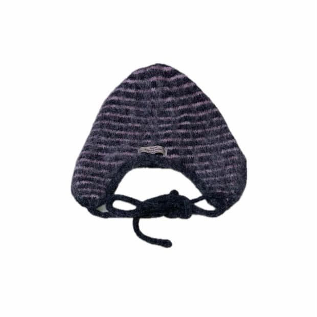 락피쉬웨더웨어 비니 SHAGGY KNIT FLAP CAP pink