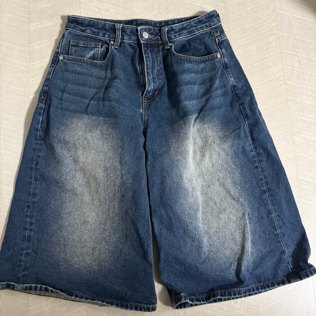 청바지 롱버뮤다 팬츠