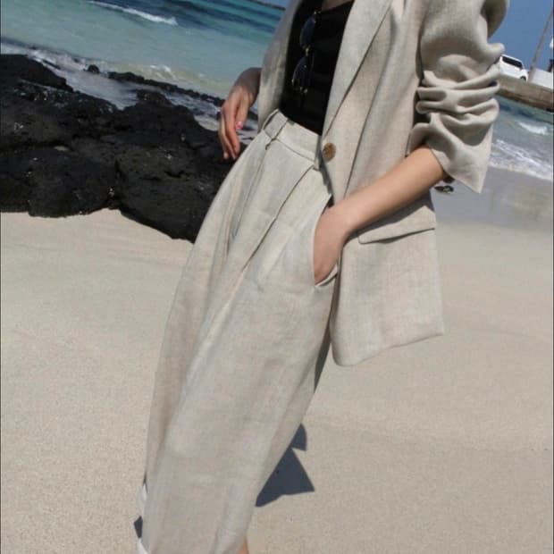 Orr 오르 린넨 슬랙스