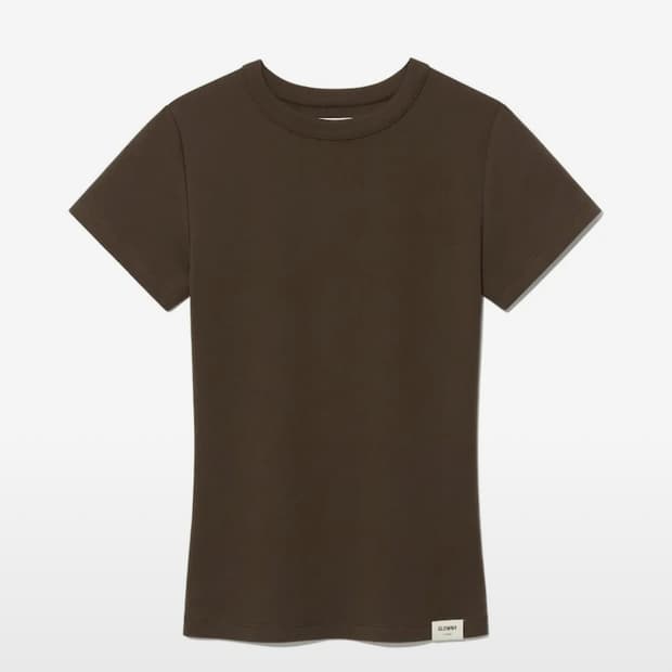 글로니 G CLASSIC FITTED TEE (CHOCO) L사이즈