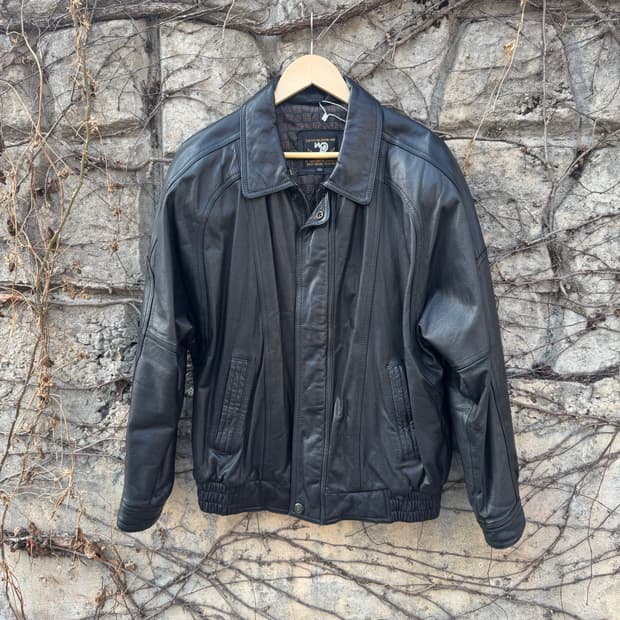 90s wd 고트스킨 빈티지 국내생산 염소가죽 레더 가죽 자켓
