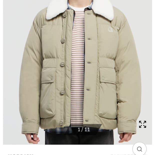 노로디스크 리얼퍼 크리스칼다운 헌팅점퍼 패딩 