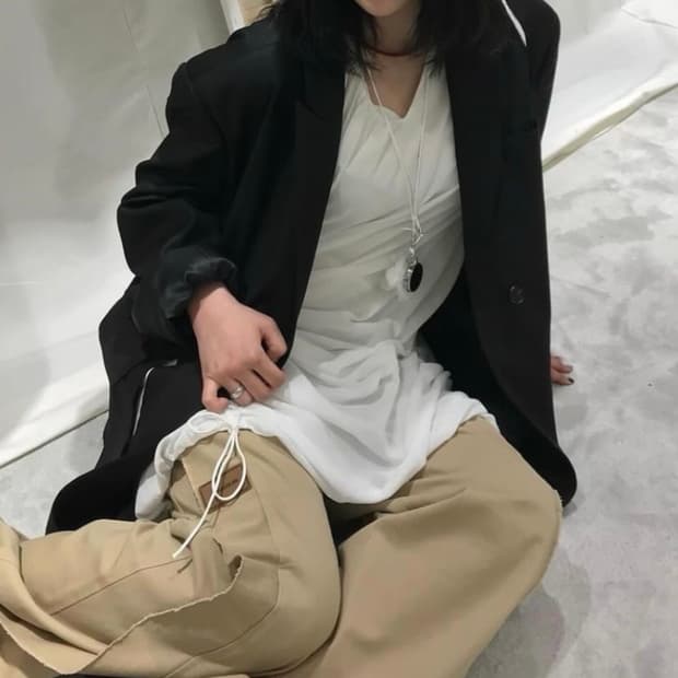 드레이프 드레스 원피스(새상품)