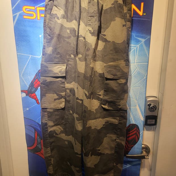 카모 밀리터리 카고 바지