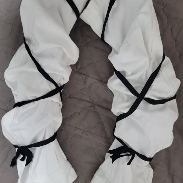 희귀)Ann Demeulemeester/String arm warmers