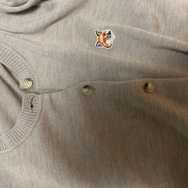 메종키츠네 폭스헤드 가디건 여성용 M