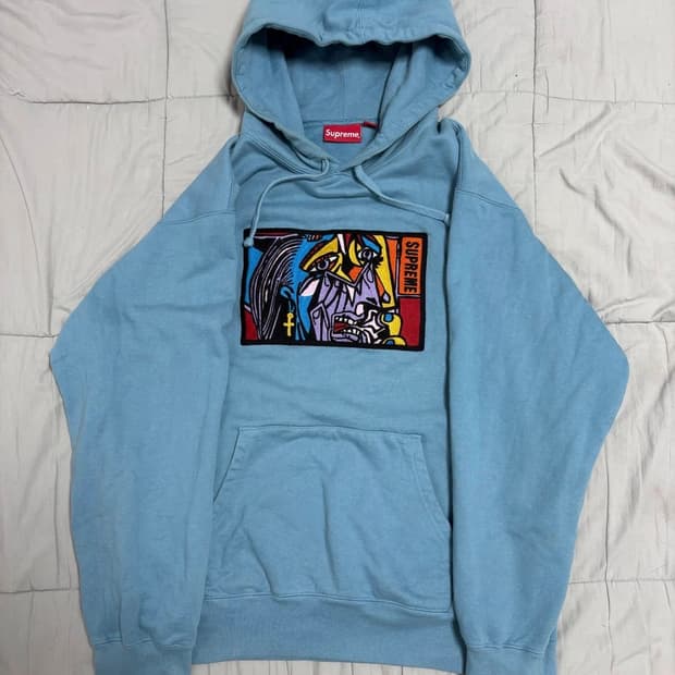 슈프림 체인스티치 후드 L18F