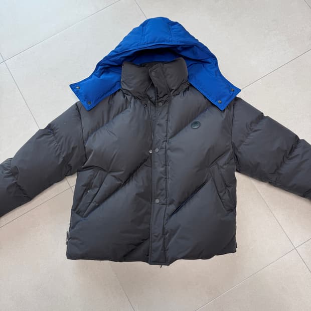 자라 x 아더에러 오버사이즈 패딩 자켓 그레이