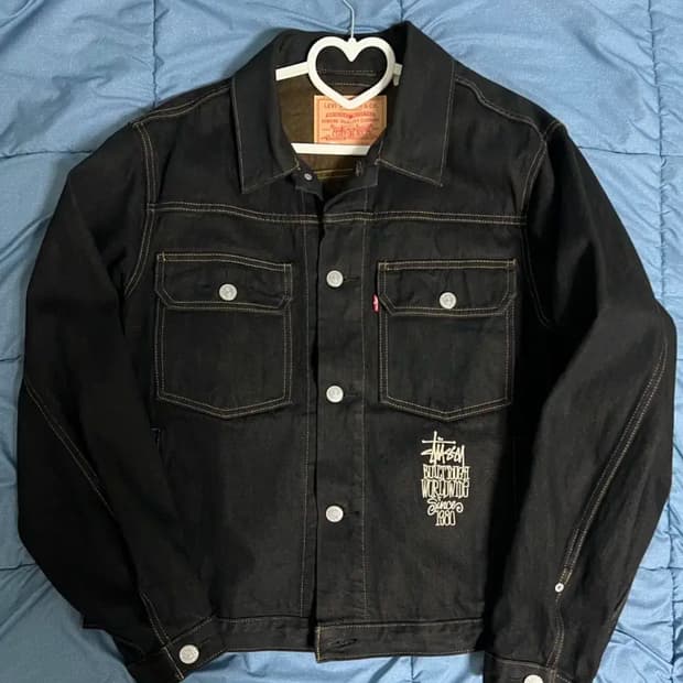 스투시 리바이스 데님 자켓 L