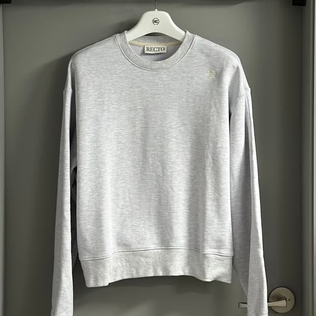 [OS] 렉토 맨즈 크루넥 맨투맨 스웻셔츠 멜란지그레이