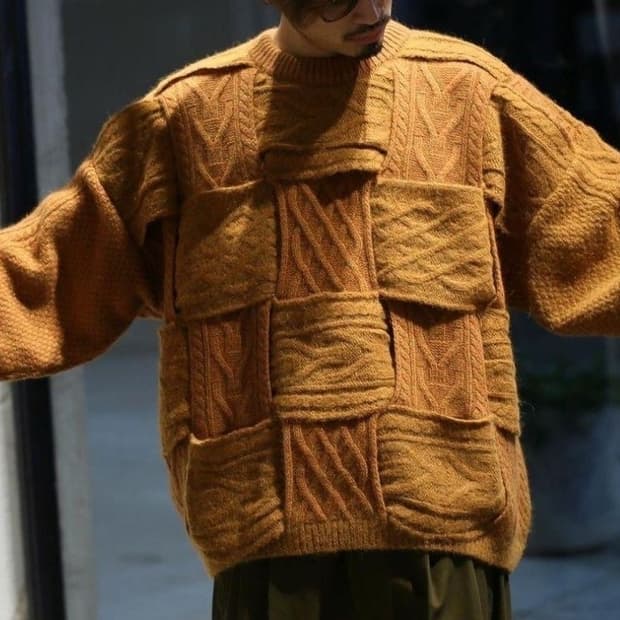 요크 크로싱 케이블 니트