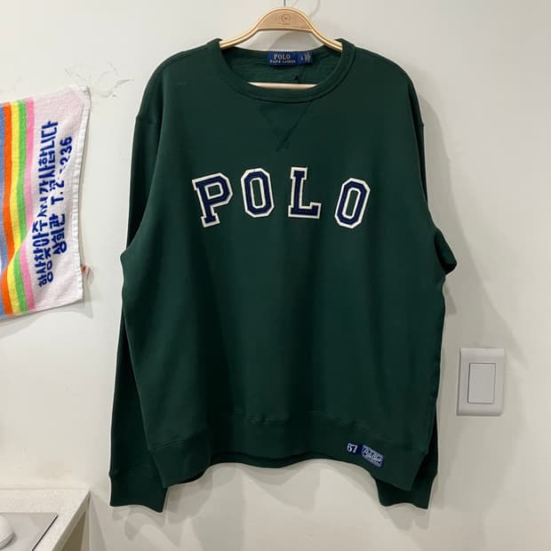 16 폴로 아치로고 맨투맨