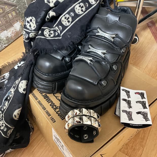 뉴락 플랫폼 슈즈 41사이즈