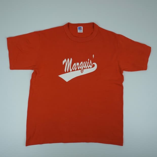 USA 90’s 러셀 애슬레틱 ‘Marquis’ 스크립트 그래픽 티