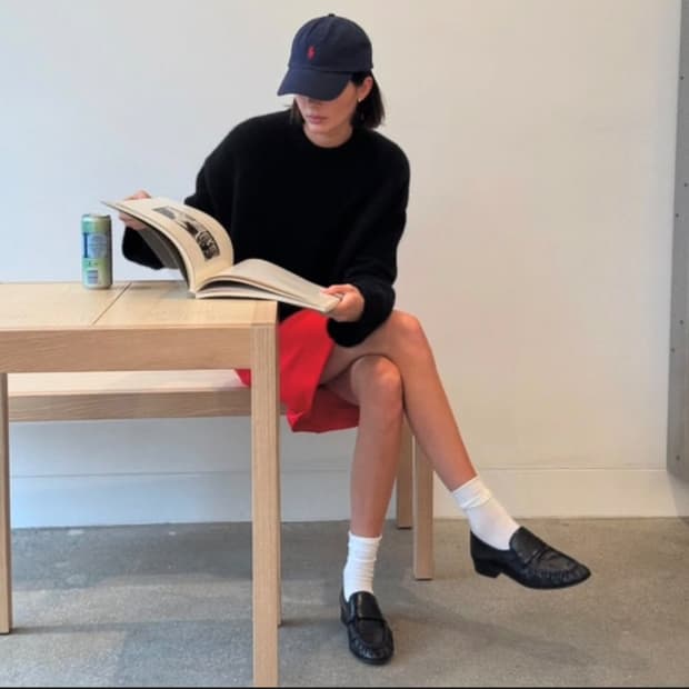 [41,42,43E] 더 로우 소프트 레더 로퍼