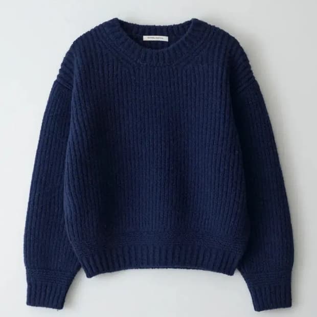 낫띵리튼 Tobu Volume Wool Knit 네이비