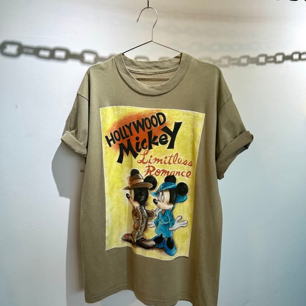 90‘s 썬페이딩 미키 티셔츠