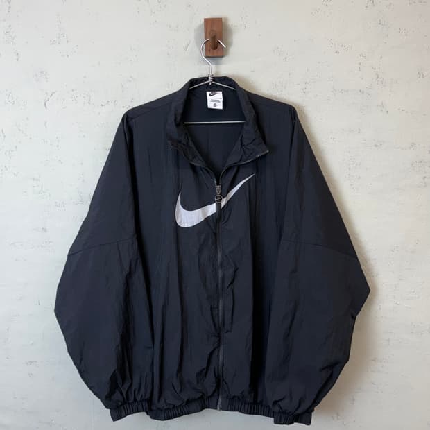 나이키 스우시 우븐 바람막이 블랙