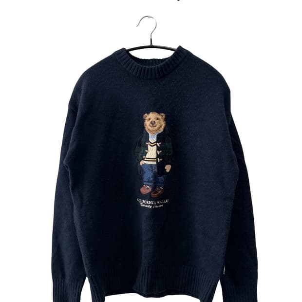 후아유 베어 니트 네이비