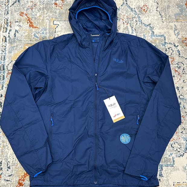 [새제품] RAB 랩 바이탈후디 바람막이 윈드브레이커 네이비