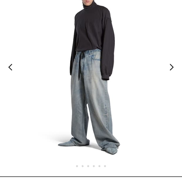 balenciaga OVERSIZED BAGGY PANTS