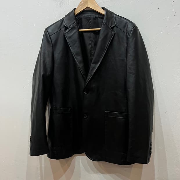 양가죽 블레이저 자켓 M