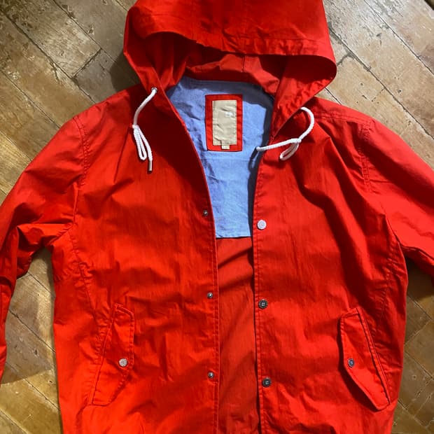 빈폴 레드 후드 자켓 105