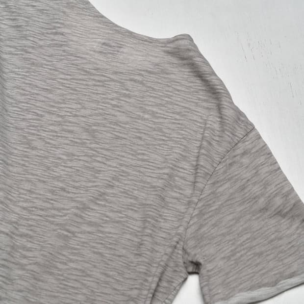 Textured Roll Half Sleeve 그레이