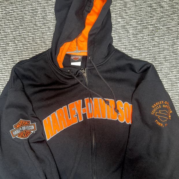 할리데이비슨 후드집업 L