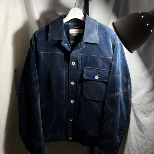 26SS 지용킴 벨벳 트러커 자켓