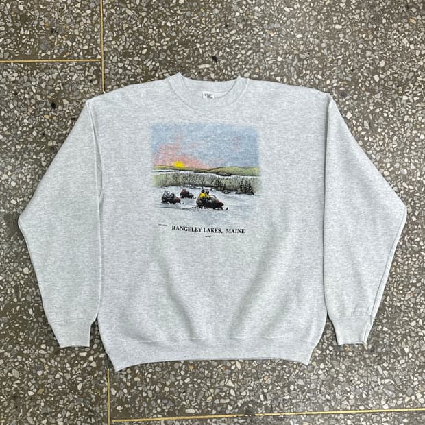 90s FOTL 스노우모빌 빈티지 스웻셔츠 XL