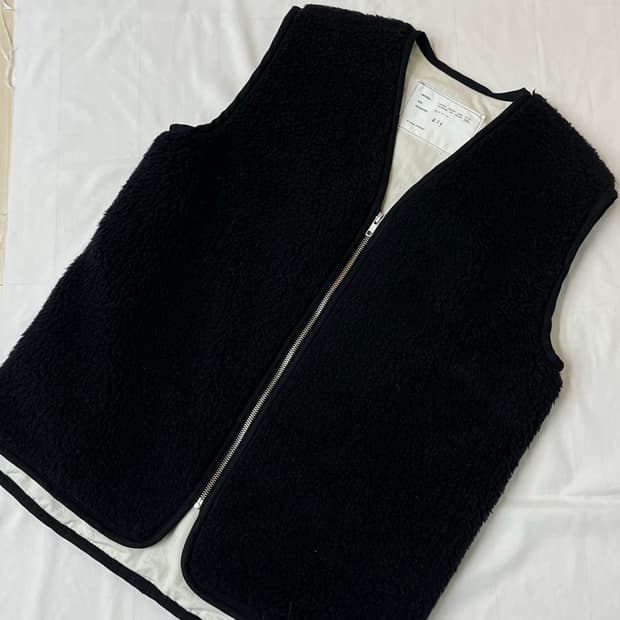 XS) 카미엘포트젠스 플리스 베스트 블랙