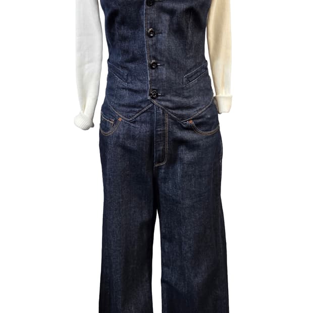 G-STAR 데님 멜빵 바지 점프수트(SX)디피용