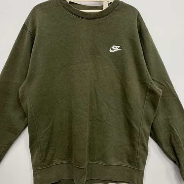 나이키 녹색 맨투맨