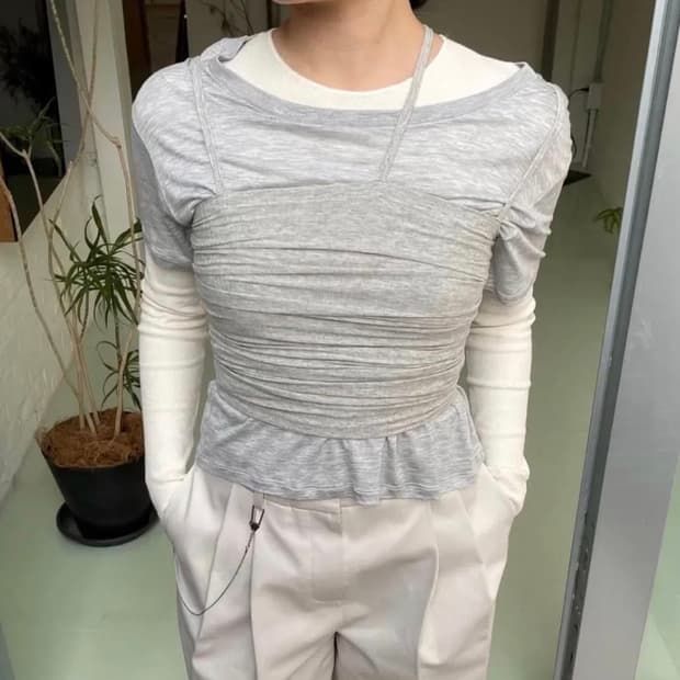 베이스레인지 나시 nida tank 그레이