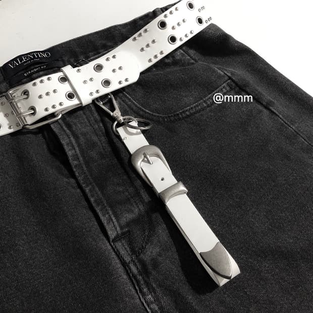 웨스턴 벨트 소가죽 키링🤍