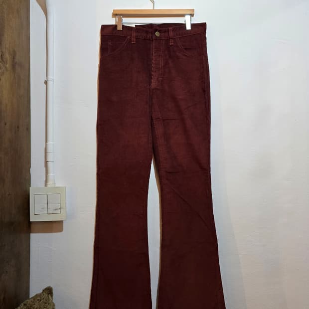 LEE Corduroy Bell Bottom Bootcut 와인